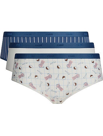 Lot de 3 Shorties Les Pockets Coton