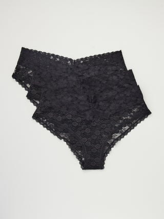 Lot de 3 shorties dentelle