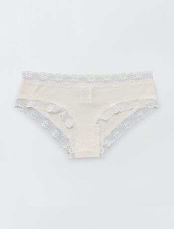 Lot de 3 shorties fines côtes