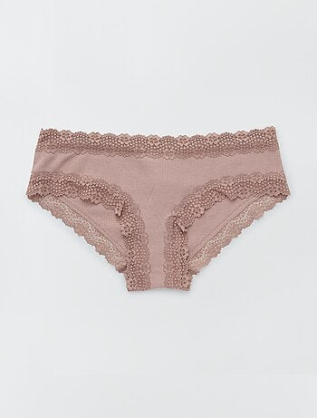 Lot de 3 shorties fines côtes