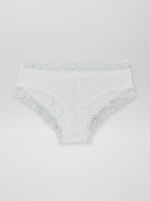 Lot de 3 shorties fines côtes - Kiabi