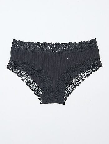 Lot de 3 shorties fines côtes