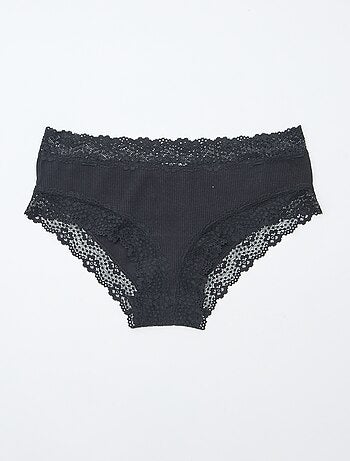 Lot de 3 shorties fines côtes