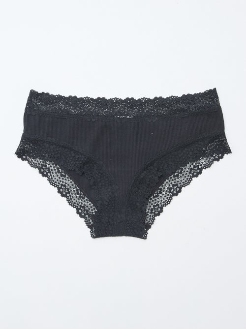 Lot de 3 shorties fines côtes - Kiabi