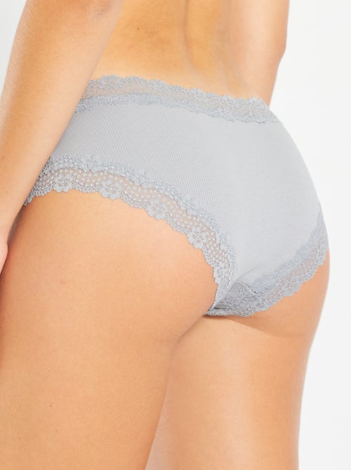 Lot de 3 shorties fines côtes - Kiabi