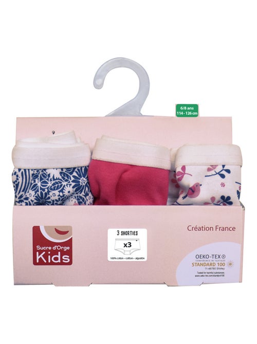 LOT DE 3 SHORTIES HELYNE ENFANT - Kiabi