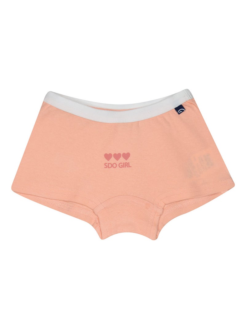 LOT DE 3 SHORTIES JUNIE ENFANT Rose - Kiabi