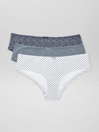 Lot de 3 shorties