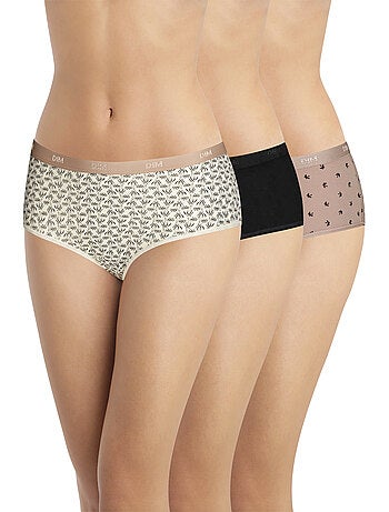 Lot de 3 Shorties Les Pockets Coton