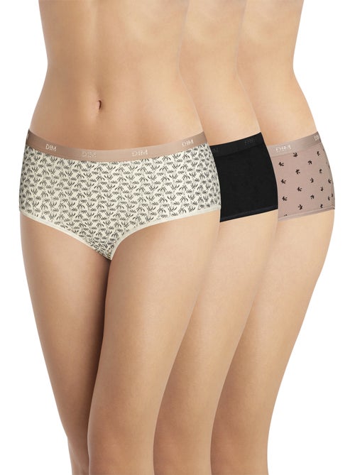 Lot de 3 Shorties Les Pockets Coton - Kiabi