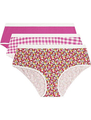 Lot de 3 Shorties Les Pockets Coton