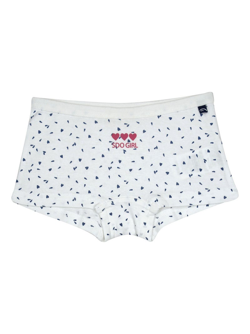 LOT DE 3 SHORTIES MILANA ENFANT Blanc - Kiabi