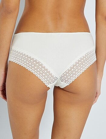 Lot de 3 shorty avec dentelle