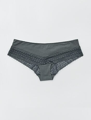 Lot de 3 shorty avec dentelle