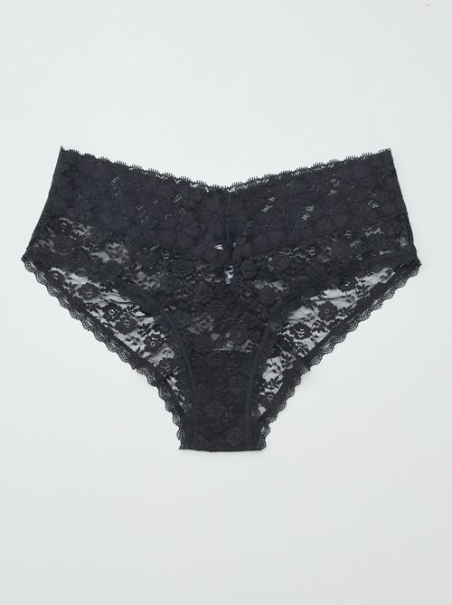 Lot de 3 shortys en dentelle - Kiabi