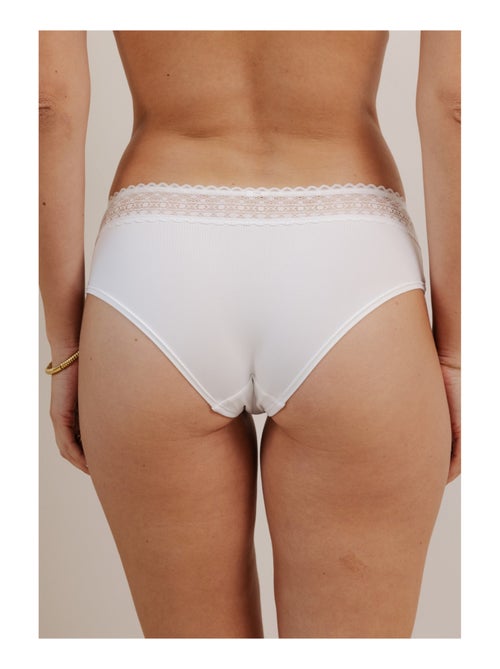 Lot de 3 shortys en microfibre et dentelle - Kiabi