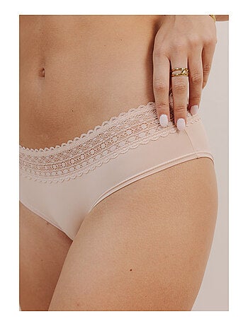 Lot de 3 shortys en microfibre et dentelle