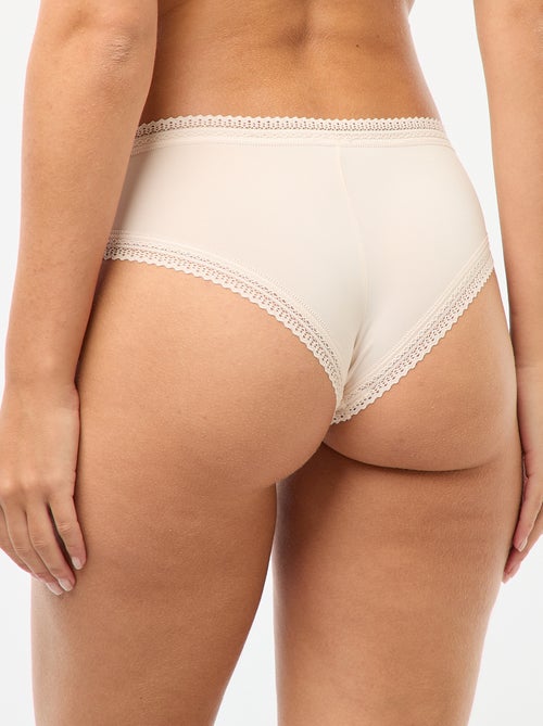 Lot de 3 shortys en microfibre imprimé - Kiabi