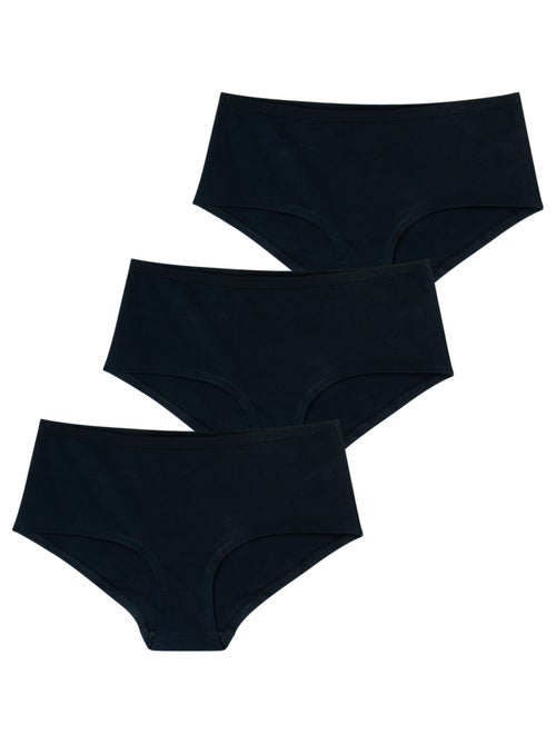 Lot de 3 shortys femme Ecopack Basic Athena - Kiabi