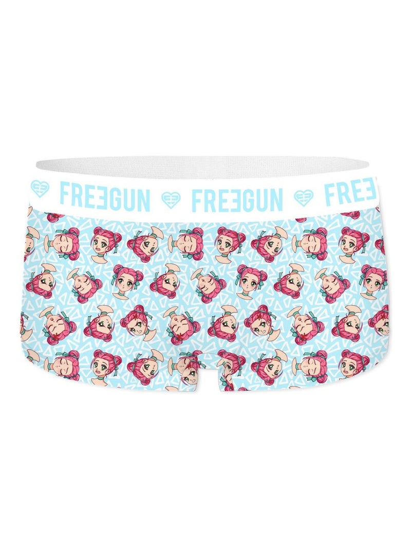 Lot de 3 shortys femme Japan Style Freegun Blanc - Kiabi