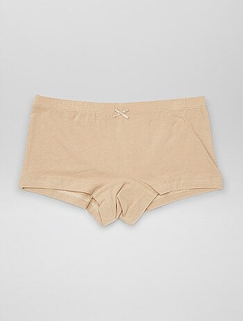 INNERSY Lot De 6 Culottes Adolescente Fille Shorty Coton Stretch 8-16 Ans - Confort & Couleurs