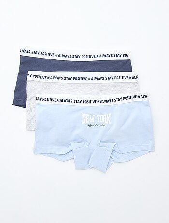 Lot de 3 shortys pour femme à motifs fantaisie