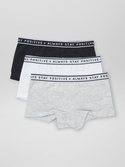 Lot de 3 shortys pour femme à motifs fantaisie - Kiabi