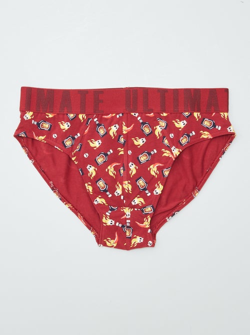 Lot de 3 slips avec imprimé - Kiabi