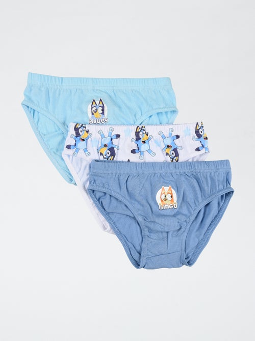 Lot de 3 slips 'Bluey' en coton - Kiabi