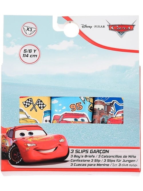 Lot de 3 slips cars| licence officielle - Kiabi Lot de 3 slips cars| licence officielle - Kiabi