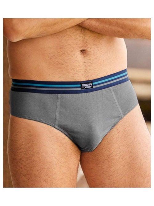 Lot de 3 Slips Confort   - ATLAS FOR MEN - Kiabi