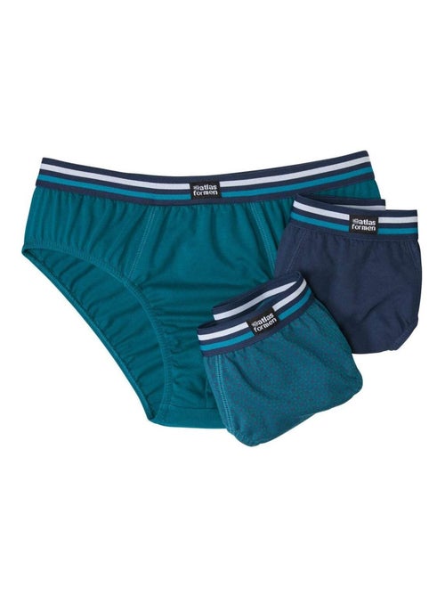 Lot de 3 Slips Confort Atlas for Men(R)  - ATLAS FOR MEN - Kiabi