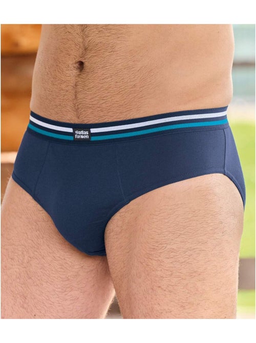 Lot de 3 Slips Confort Atlas for Men(R)  - ATLAS FOR MEN - Kiabi