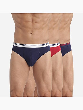 Lot de 3 slips coton Classic Colors