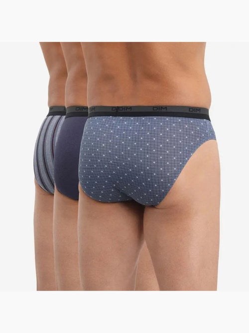 Lot de 3 Slips coton Coton Print - Kiabi Lot de 3 Slips coton Coton Print - Kiabi
