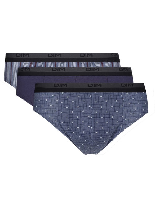 Lot de 3 Slips coton Coton Print - Kiabi Lot de 3 Slips coton Coton Print - Kiabi