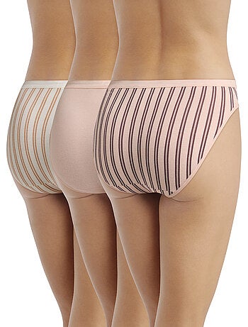 Lot de 3 Slips Coton Dim x Inès de La Fressange