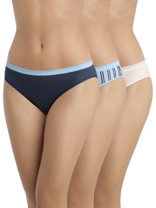 Lot de 3 Slips Coton Dim x Inès de La Fressange - Kiabi