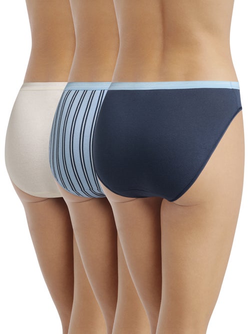 Lot de 3 Slips Coton Dim x Inès de La Fressange - Kiabi