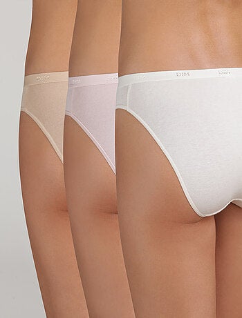 Lot de 3 Slips Les Pockets Coton