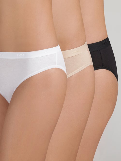 Lot de 3 Slips Coton Les Pockets Coton - Kiabi