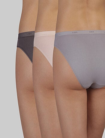 Lot de 3 Slips Les Pockets Coton