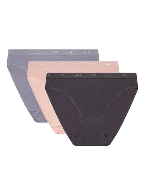 Lot de 3 Slips Coton Les Pockets Coton - Kiabi