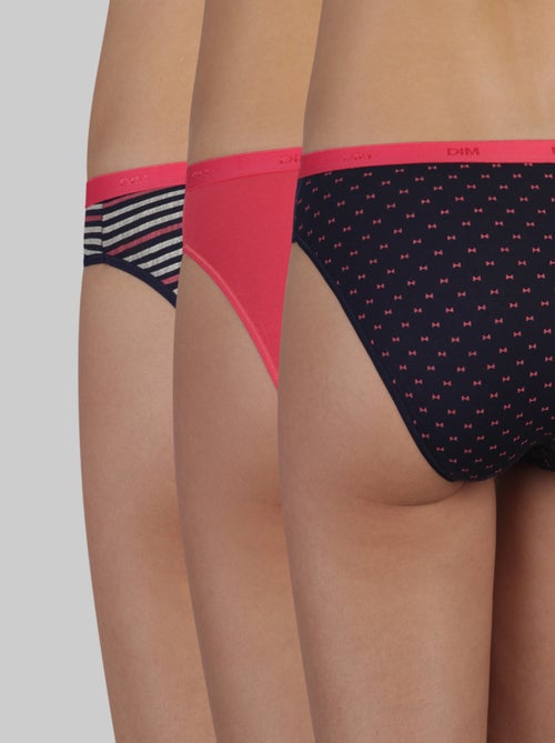 Lot de 3 Slips Coton Les Pockets Coton - Kiabi