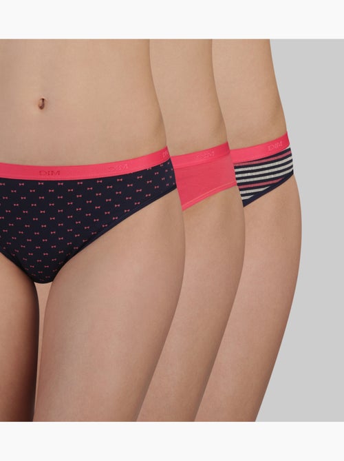 Lot de 3 Slips Coton Les Pockets Coton - Kiabi