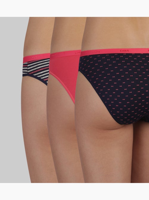 Lot de 3 Slips Coton Les Pockets Coton - Kiabi