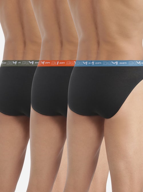 Lot de 3 Slips Coton Strech - Kiabi