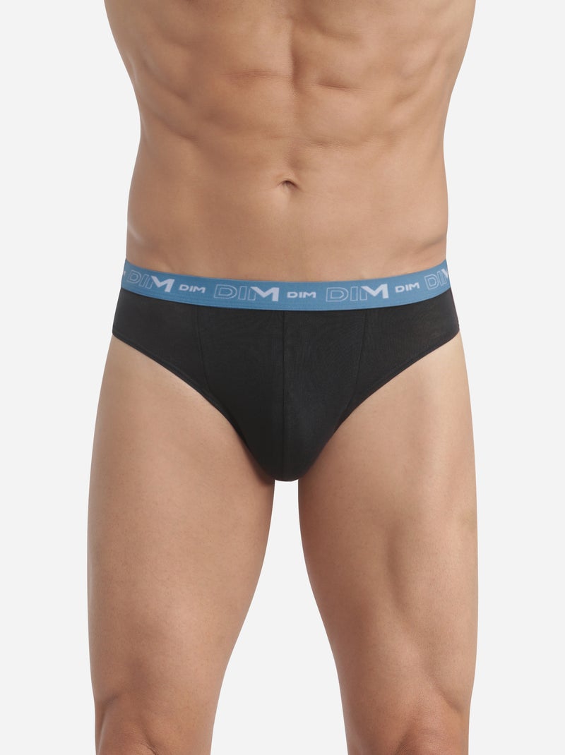 Lot de 3 Slips Coton Strech Orange - Kiabi