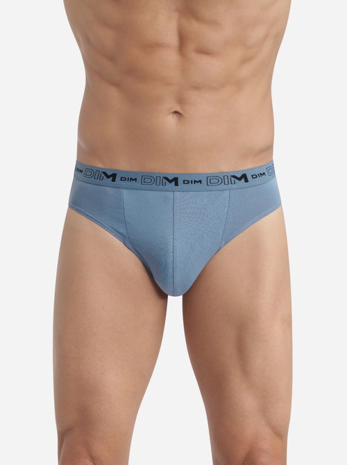 Lot de 3 Slips Coton Stretch Bio - Kiabi