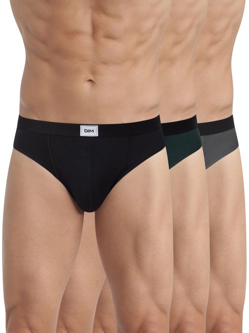 Lot de 3 Slips Coton Ultra Resist - Kiabi Lot de 3 Slips Coton Ultra Resist - Kiabi